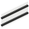 Pin header, 20 pole, pitch 2.54 mm, straight, black, 10056681
