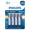 Bateria AA lr6 Philips LR6E4B 1,5 v Ultra Alkaline