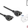 87137 Network extension cable, Easy 45, S/FTP, Cat.6a, 5 m, black
