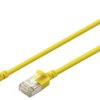 kabel LAN Digitus DK-1632-A-003S-Y, 1 szt., RJ45, CAT 6a, F/FTP, 0.3 m, żółty