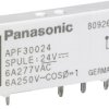 Panasonic APF30324 Przekaźnik SMT APF30324, monostabilny, 1 cewka, 250 V/AC, 6 A, 1 szt.