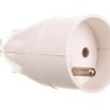 Gniazdo Przenośne Z/U 16A 2P+Z 250V Białe Gn-171
