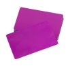 Wizytówki aluminiowe fioletowe (100 szt.) – karty do testów i grawerowania na laserze Fiber, CO2, UV