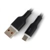 Przewód USB A - USB C 2.0 z podświetleniem - silikonowy - 1m - Akyga AK-USB-62