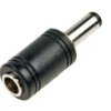 Adapter DC, gniazdo 2,5x5,5 wtyk 1,7x5,5