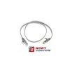 Kabel LAN kat.6 UTP 0,5m szary płaski