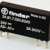 Przekaźnik półprzewodnikowy Montaż na płytce drukowanej 2 A Finder 240 V ac SPST