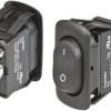 Przełącznik kołyskowy Wł.-wył. Nie 21 A przy 14 V DC SPST Czarny IP56 ZF