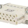 Złącze HDC wkładka stykowa żeński C146 10-PIN 10+PE 16A C14610B0101024