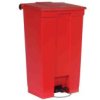Pojemnik na odpady Legacy Step-On 87L, kolor: Czerwony, materiał: Plastikowy, Rubbermaid Commercial Products Pedał