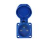 Gniazdo Tablicowe 10/16A 2P+Z 230V Niebieskie Ip54 104-0Bs