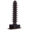 Kołek Montażowy Płaski Czarny Do Opasek F=8Mm Bmkn5458ae /100Szt./