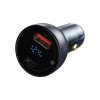 Baseus CCKX-C0G 65W szybka ładowarka samochodowa z gniazdem USB QC3.0 oraz USB-C PD 3.0 PPS
