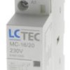 Stycznik modułowy 230V AC 50Hz 16A 1M 2P 2Z MC-16/20