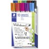 Staedtler 351 B10 Lumocolor Whiteboard Marker Assorted Colours 10 Pack