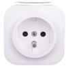 FORIX Gniazdo pojedyncze z/u 16A IP20 białe 782417