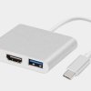 Adapter Wtyk USB C/Gn. USB C+Gn. USB+Gn. HDMI Z Przewodem Talvico