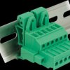 65942 Terminal block set, DIN rail 6 pin