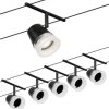 Podstawowy system kablowy Paulmann WireDC Set Cone GU5.3 czarny (matowy), chrom