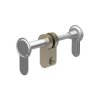 Basi 9000-0055 Universal Dummy Cylinder, Fire Door Safe, Nickel-Plated
