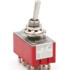 MTS-403 6A 4PDT ON-OFF-ON 12-Pin Toggle Switch