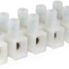 Lustre terminal, 5 pole, 0.5-8.0 mm², clamping points: 5, natural, screw connection, 41 A, 1000/ 5 DS