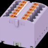 3273302 PTFIX distributor block, 12x2.5, violet