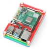 Pibow Coupé 4 – Rainbow - Obudowa do Raspberry Pi 4B - Pimoroni PIM465