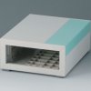 ABS enclosure, (L x W x H) 130 x 185 x 74 mm, gray white (RAL 9002), IP40, B2213015