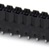 Pin header, 5 pole, pitch 5.08 mm, straight, black, 1955413