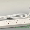 Listwa zasilająca angielska 4 gniazda kabel 2m wtyk UK 13A