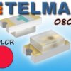 Dioda LED SMD 0805 komplet 10szt czerwona