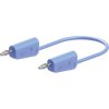 Stäubli 641032-05023 LK-4N-S10 Test lead 50 cm blue, stackable 4 mm plugs