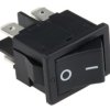Przełącznik kołyskowy Wł.-wył. Nie 12 A DPST Czarny IP40 Marquardt