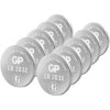 GP GPCR2032STD900C10 Button Cell CR2032 3V Lithium 10 Pack High Energy