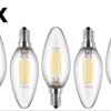 49247 5x LED filament lamp C35 E14 4.5 W 470 lm WW promotion