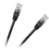 Patchcord kabel UTP 8c wtyk-wtyk 0,5m CCA czarny cat.6e