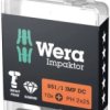 Bity Impaktor PH 851/1 IMP DC PH DIY, PH 2 x 25 mm, 10 części, WERA 05057616001