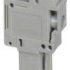 Plug, 1 pole, 0.2-6.0 mm², gray for space-saving potential distribution, 3060733