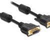 Kabel DVI Delock 83185 83185, DVI 24+1pin do DVI 24+1pin., 1 m