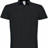 POLO 100% COTON - NOIR 180g - XS
