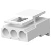 Plug housing, 3 pole, pitch 5.08 mm, straight, natural, 1-480721-0