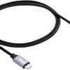 Akyga Kabel USB Złącze męskie USB-C®, Złącze męskie Lightning 1.00 m czarny AK-USB-56