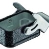 Surface mount housing, size Han-Compact, zinc die casting, longitudinal bow locking, IP65, 09127080301