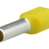 Końcówka tulejkowa podwójna izolowana /żółta/ TV 6-12 /100szt./