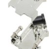 TRU COMPONENTS 7709176 Zestaw listew żeńskich D-Sub TCD45NT09MHDS15K, rzędy: 3, styki: 15, 45 °, 1 szt.