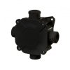 Puszka natynkowa hermetyczna 75X75X33 z wkładem 5x4/IP67/PG16 czarny 0298-09