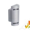 Oprawa elewacyjna EL-235U-GR kinkiet 230V GU10 2x35W IP44 srebrna 22443 KANLUX