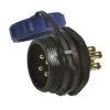 Wtyk; SP2112/P4-2C; 4 tory; śrubowy; 1,5mm2; SP21; na panel; 21mm; IP68; 25A; 500V; Weipu; RoHS