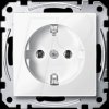 MEG2301-0319 Socket insert - System M, polar white, glossy